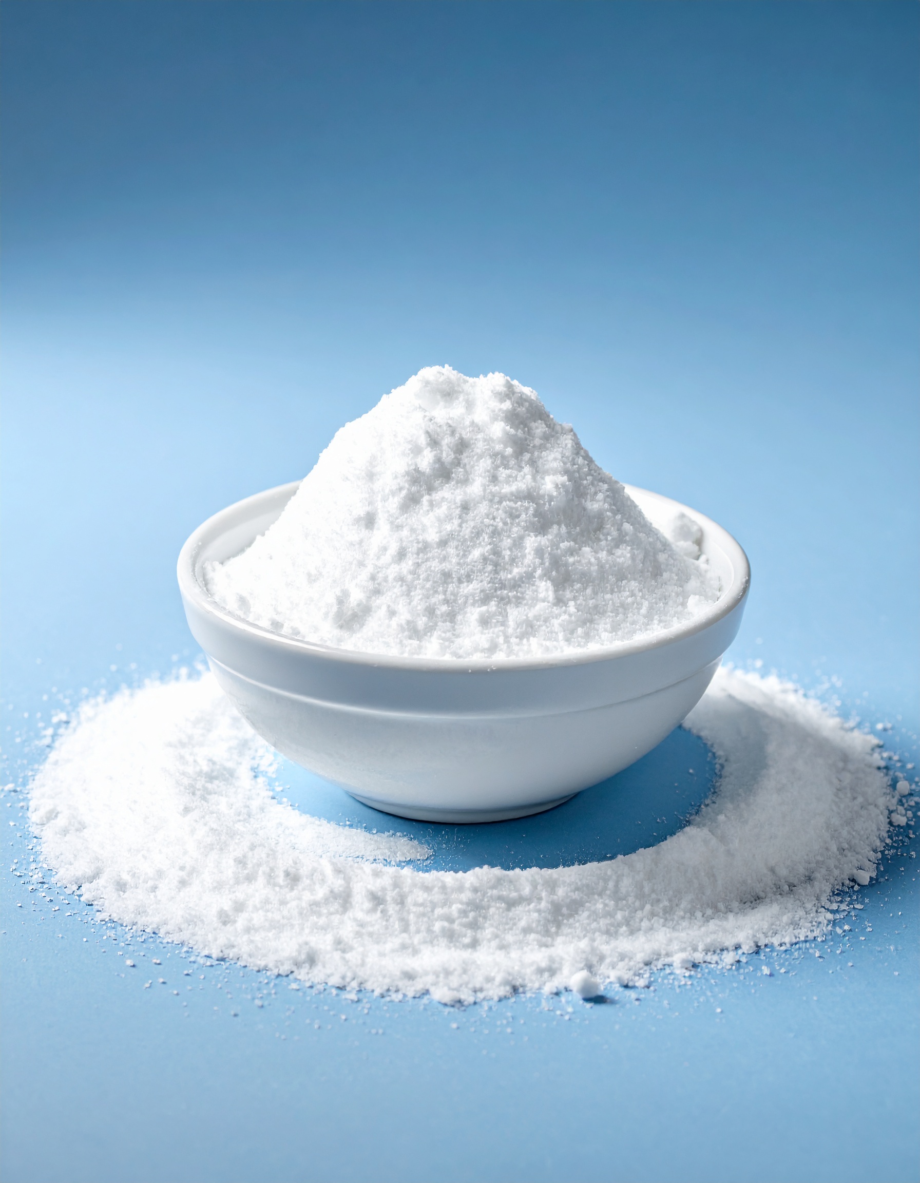 Firefly_baking soda; blue studio background 588670