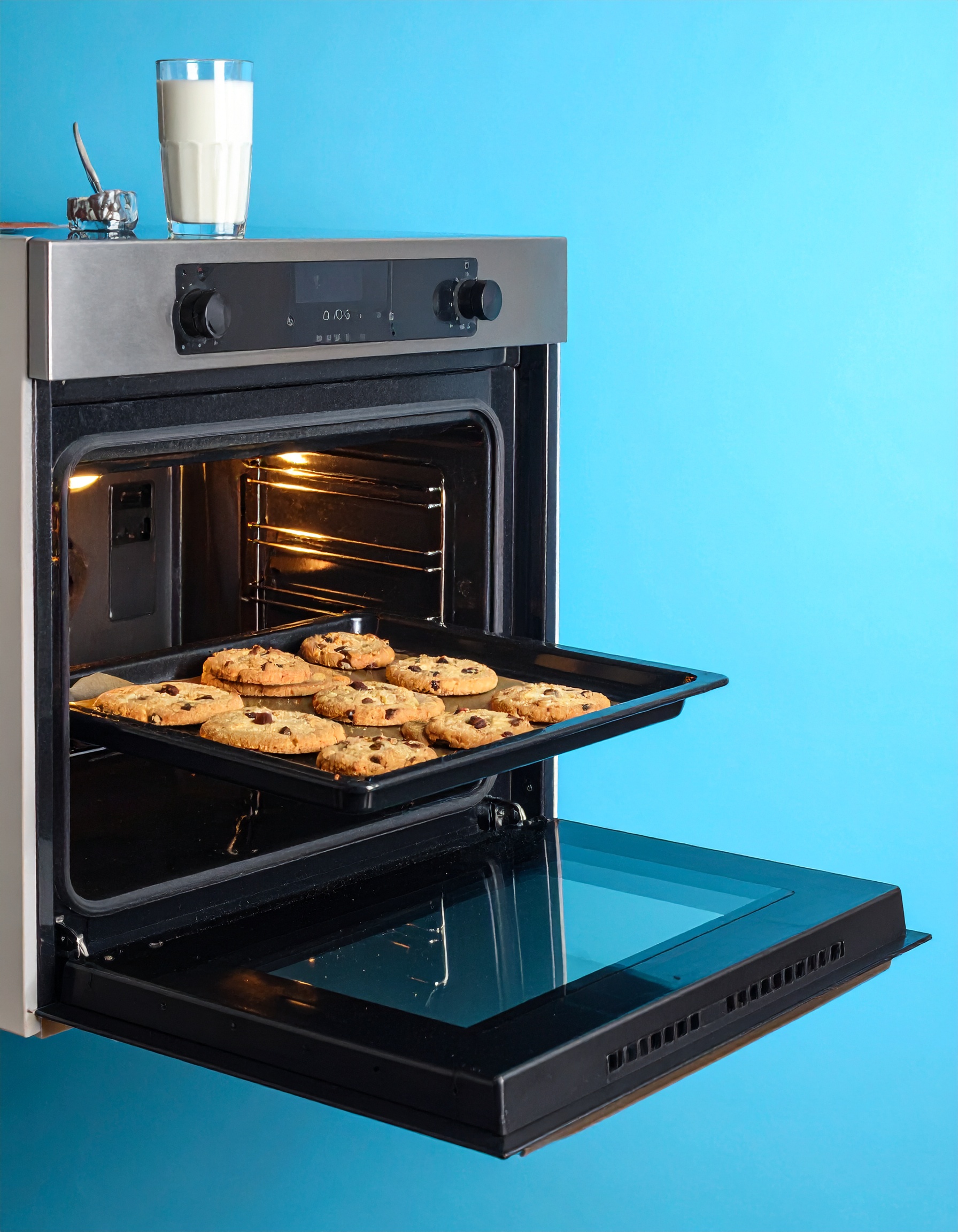 Firefly_cookies out of the oven with blue backgound 950487